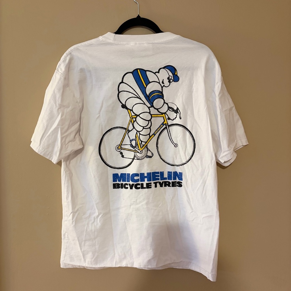 Michelin White Graphic Tee for Men - Picture 2 of 3